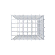 Anbaugabione Typ 2 80 cm x 40 cm x 30 cm (L x H x T), Maschenweite 5 cm x 5 cm, C-Ring