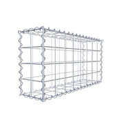 Gabione 80 cm x 40 cm x 20 cm (L x H x T), Maschenweite 10 cm x 10 cm, Spirale