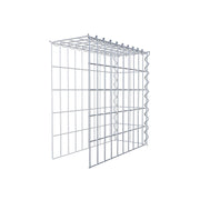 Anbaugabione Typ 4 50 cm x 50 cm x 20 cm (L x H x T), Maschenweite 5 cm x 10 cm, Spirale
