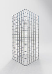 Gabionensäule eckig 37 cm x 37 cm, 80 cm Höhe, MW 5 cm x 5 cm