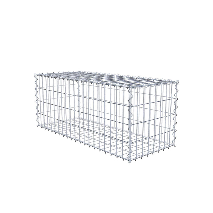 Gabione 100 cm x 40 cm x 40 cm (L x H x T), Maschenweite 5 cm x 10 cm, Spirale