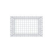 Anbaugabione Typ 3 100 cm x 80 cm x 50 cm (L x H x T), Maschenweite 5 cm x 10 cm, C-Ring