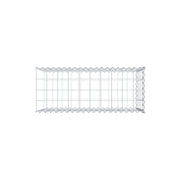 Anbaugabione Typ 2 100 cm x 50 cm x 40 cm (L x H x T), Maschenweite 10 cm x 10 cm, Spirale