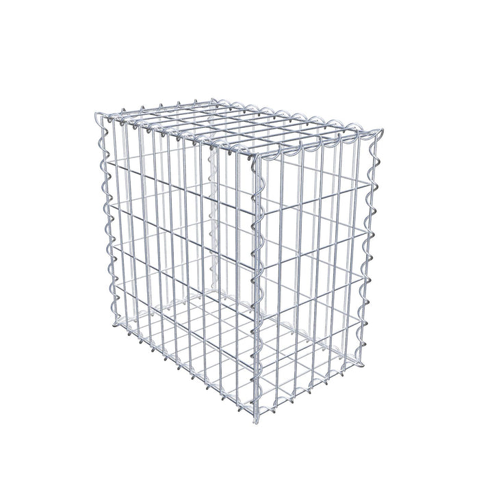 Gabione 50 cm x 50 cm x 30 cm (L x H x T), Maschenweite 5 cm x 10 cm, Spirale
