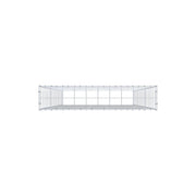 Anbaugabione Typ 3 200 cm x 100 cm x 20 cm (L x H x T), Maschenweite 10 cm x 10 cm, C-Ring
