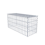 Anbaugabione Typ 3 80 cm x 40 cm x 30 cm (L x H x T), Maschenweite 5 cm x 10 cm, Spirale