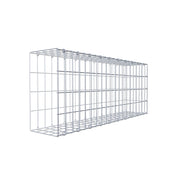 Anbaugabione Typ 2 100 cm x 40 cm x 20 cm, Maschenweite 5 cm x 10 cm, C-Ring