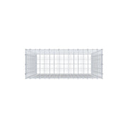 Gabione 100 cm x 80 cm x 30 cm (L x H x T), Maschenweite 5 cm x 5 cm, C-Ring