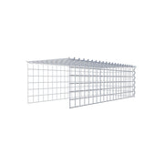 Anbaugabione Typ 4 100 cm x 30 cm x 40 cm (L x H x T), Maschenweite 5 cm x 5 cm, Spirale