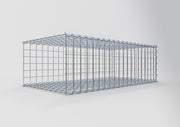 Anbaugabione Typ 2 100 cm x 30 cm x 50 cm (L x H x T), Maschenweite 5 cm x 5 cm, Spirale