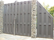 Gabionensäule eckig 22 cm x 22 cm, 230 cm Höhe, MW 5 cm x 5 cm