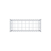 Gabione 80 cm x 40 cm x 30 cm (L x H x T), Maschenweite 10 cm x 10 cm, Spirale