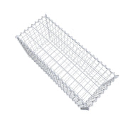 Gabione 100 cm x 50 cm x 40 cm (L x H x T), Maschenweite 5 cm x 10 cm, Spirale