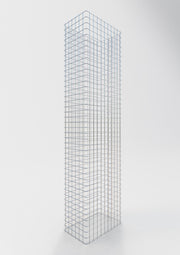 Gabionenzaun Länge 52 cm, Höhe 200 cm, Tiefe 32 cm, Maschenweite 5 x 5 cm