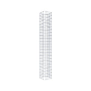 Gabionensäule eckig 32 cm x 32 cm, 230 cm Höhe, MW 5 cm x 10 cm