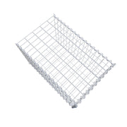 Anbaugabione Typ 2 80 cm x 50 cm x 50 cm (L x H x T), Maschenweite 5 cm x 10 cm, Spirale