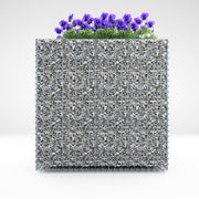 Kuvido Hochbeet eckig 100 cm x 100 cm x 60 cm (L x H x T), Maschenweite 5 x 5 cm, Wandstärke 10 cm