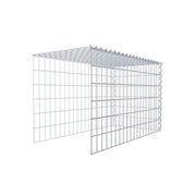 Anbaugabione Typ 4 100 cm x 60 cm x 50 cm (L x H x T), Maschenweite 5 cm x 10 cm, Spirale