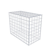 Gabione 100 cm x 80 cm x 50 cm (L x H x T), Maschenweite 10 cm x 10 cm, Spirale