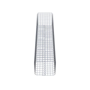 Gabionensäule eckig 37 cm x 37 cm, 160 cm Höhe, MW 5 cm x 5 cm