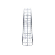 Gabionensäule eckig 27 cm x 27 cm, 160 cm Höhe, MW 5 cm x 10 cm