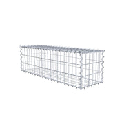 Kuvido Gabione 100 cm x 30 cm x 30 cm (L x H x T), Maschenweite 5 cm x 10 cm, Spirale