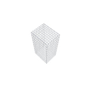 Gabione 100 cm x 50 cm x 40 cm (L x H x T), Maschenweite 5 cm x 10 cm, C-Ring
