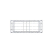 Anbaugabione Typ 3 100 cm x 100 cm x 40 cm (L x H x T), Maschenweite 10 cm x 10 cm, C-Ring