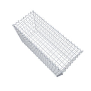 Gabione 100 cm x 60 cm x 40 cm (L x H x T), Maschenweite 5 cm x 5 cm, Spirale