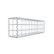 Gabione 100 cm x 30 cm x 20 cm (L x H x T), Maschenweite 10 cm x 10 cm, Spirale