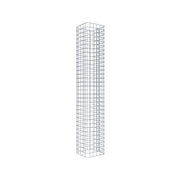 Gabionensäule eckig 27 cm x 27 cm, 160 cm Höhe, MW 5 cm x 5 cm