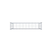 Gabione 100 cm x 70 cm x 20 cm (L x H x T), Maschenweite 10 cm x 10 cm, Spirale