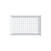 Anbaugabione Typ 2 80 cm x 50 cm x 50 cm (L x H x T), Maschenweite 5 cm x 5 cm, Spirale