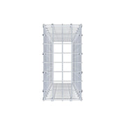 Anbaugabione Typ 3 100 cm x 20 cm x 40 cm (L x H x T), Maschenweite 5 cm x 5 cm, C-Ring