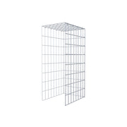 Anbaugabione Typ 4 80 cm x 40 cm x 30 cm (L x H x T), Maschenweite 5 cm x 10 cm, C-Ring