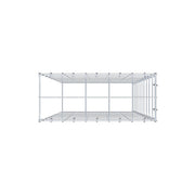 Anbaugabione Typ 4 100 cm x 50 cm x 20 cm (L x H x T), Maschenweite 10 cm x 10 cm, C-Ring