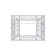 Anbaugabione Typ 3 100 cm x 40 cm x 30 cm (L x H x T), Maschenweite 10 cm x 10 cm, C-Ring