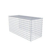 Anbaugabione Typ 4 100 cm x 50 cm x 40 cm (L x H x T), Maschenweite 5 cm x 5 cm, Spirale