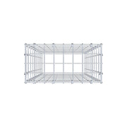 Anbaugabione Typ 3 100 cm x 40 cm x 20 cm (L x H x T), Maschenweite 5 cm x 10 cm, C-Ring