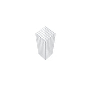 Anbaugabione Typ 4 100 cm x 30 cm x 30 cm (L x H x T), Maschenweite 5 cm x 5 cm, C-Ring