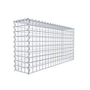 Anbaugabione Typ 3 100 cm x 50 cm x 20 cm (L x H x T), Maschenweite 5 cm x 5 cm, Spirale