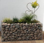 Kuvido Rostbeständiges Hochbeet Rechteckig 120cm x 50cm x 50cm  Langlebiges verzinktes Metallgitter 4 mm, 5x5 cm Maschenweite  Stabiler Pflanzkasten für Blumen, Kräuter und Gemüsegärten
