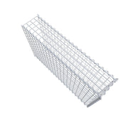 Anbaugabione Typ 2 100 cm x 60 cm x 20 cm (L x H x T), Maschenweite 5 cm x 5 cm, Spirale