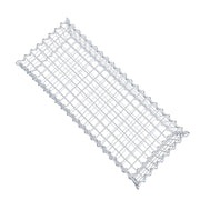 Gabione 100 cm x 20 cm x 40 cm (L x H x T), Maschenweite 5 cm x 5 cm, Spirale