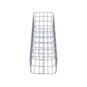 Gabionensäule eckig 27 cm x 27 cm, 80 cm Höhe, MW 5 cm x 10 cm