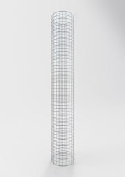 Gabionensäule rund 37 cm Durchmesser, 230 cm Höhe, Maschenweite 5 cm x 5 cm