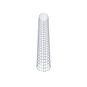 Gabionensäule rund 32 cm Durchmesser, 230 cm Höhe, Maschenweite 5 cm x 10 cm