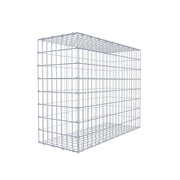Gabione 100 cm x 80 cm x 40 cm (L x H x T), Maschenweite 5 cm x 10 cm, C-Ring