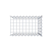 Anbaugabione Typ 4 50 cm x 50 cm x 30 cm (L x H x T), Maschenweite 5 cm x 10 cm, Spirale