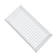 Gabione 100 cm x 20 cm x 50 cm (L x H x T), Maschenweite 5 cm x 5 cm, Spirale